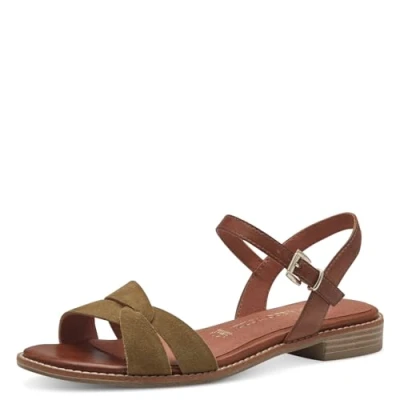 Image of MARCO TOZZI Women&#039;s 2 28123 42 Heeled Sandal, Fern Green Com, 5