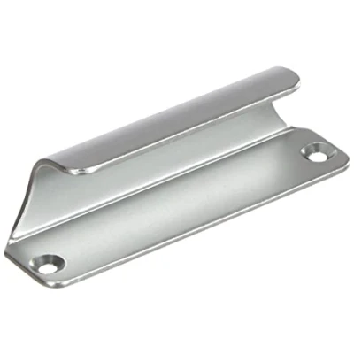 Image of Evva Balcony Door Handles 20 x 90 mm Anodised Silver 5800210 1120 F1