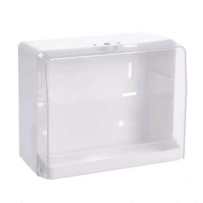 Image of Amazon Basics Paper Towel Dispenser V Fold Compatible, 25 x 20 cm, 404WH T 1, White (Previously AmazonCommercial brand)