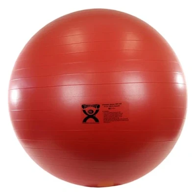 Image of CanDo Exercise ball CanDo® Deluxe Anti Burst Gym ball, diameter 75cm, red