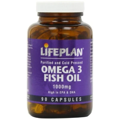 Image of Lifeplan Omega 3 Fish Oil 1000mg 90 Capsules