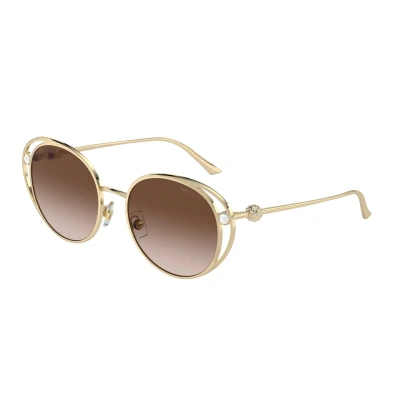 Image of Jimmy Choo Sunglasses Pale goldcoloured, Women&#039;s, Size: 53, gold coloured