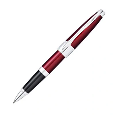 Image of Cross Apogee Translucent Red Lacquer Rollerball Pen
