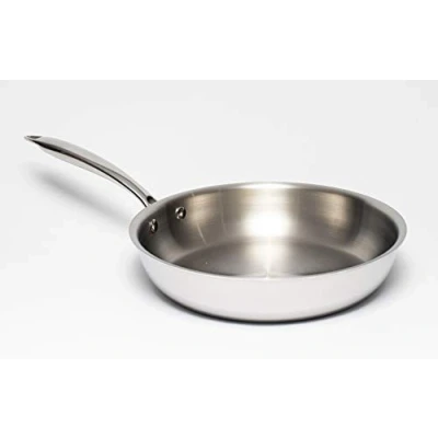Image of Zinel 5020 Tri Ply Stainless Steel Frying Pan, 20cm