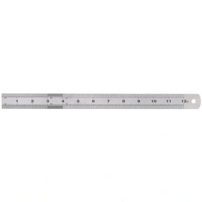 Image of Draper 300mm Stainless Steel Rule, 12&quot;