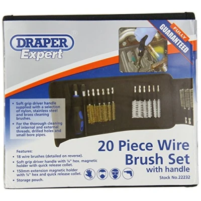 Image of Draper Wire Brush Set (20 Piece)