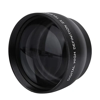 Image of 2X Lens, 52mm Teleconverter HD Tele Converter Telephoto Lens for Mount Camera Professionals