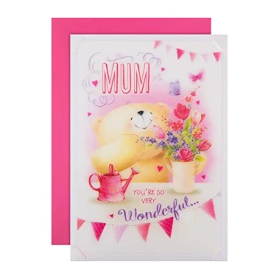 Image of Hallmark Birthday Card for Mum Lenticular Board &#039;Forever Friends&#039; Design