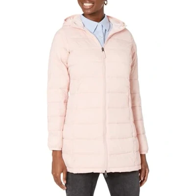 Image of Amazon Essentials Women&#039;s Lightweight Water Resistant Hooded Puffer Coat (Available in Plus Sizes), Light Pink, XL