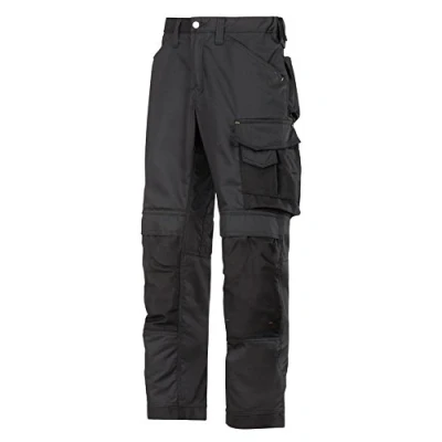 Image of Snickers Craftsmen Trousers, CoolTwill Black/Black Waist 44&quot; Inside leg 30&quot;