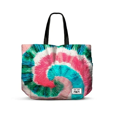 Image of Oh My Pop! Voyage Horizontal FAN Shopping Bag, Black