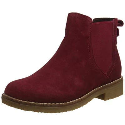 Image of Hush Puppies Women&#039;s Maddy Chelsea Boot, Bordo, 3 UK