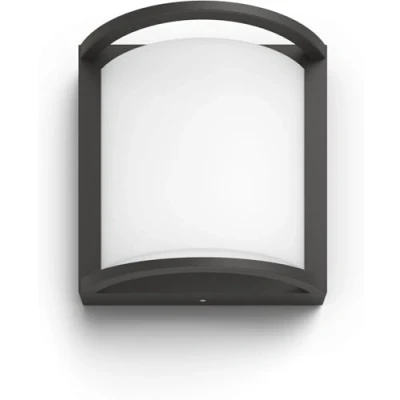 Image of Philips myGarden Samondra Wall Lantern LED Light [Anthracite] Cool White 4000K For Garden and Patio