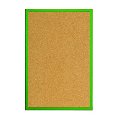Image of Bi Office Cork Notice Board 30 x 40 cm Green
