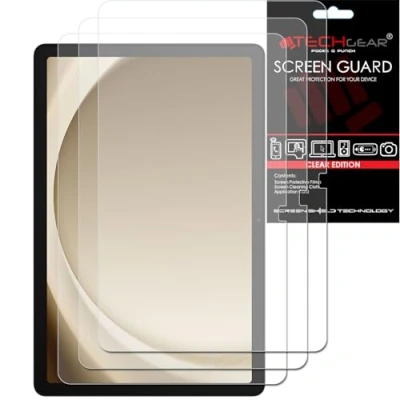 Image of TECHGEAR 3 Pack Galaxy Tab A9 Plus 11&quot; Screen Protectors (SM X210 / SM X215), Ultra CLEAR Protector Guard Cover Designed for Samsung 2023