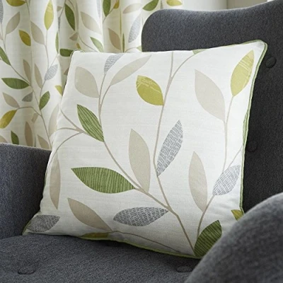 Image of Fusion Cushion Cover, 100% Cotton, Green, 43x43 cm (Pack of 1)