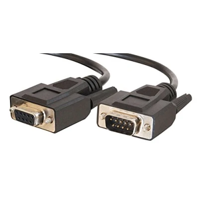 Image of C2G 81377C2G 2M DB9 Male to Female RS232 Computer Monitor Cable, Black