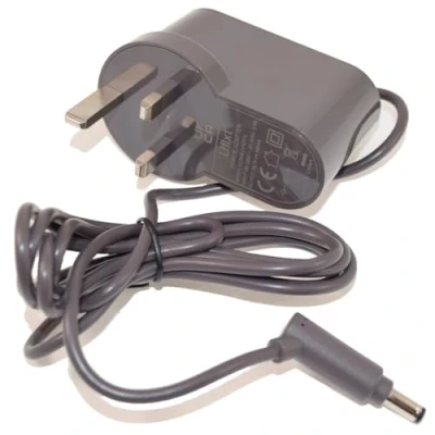 Image of Ufixt Dyson Compatible Vacuum Cleaner Battery Charger Lead 3 Pin UK Mains Plug Fits SV05 Absolute UK, ErP, SV06, SV06 Total Clean SV09, SV10, V6, V7 and V8