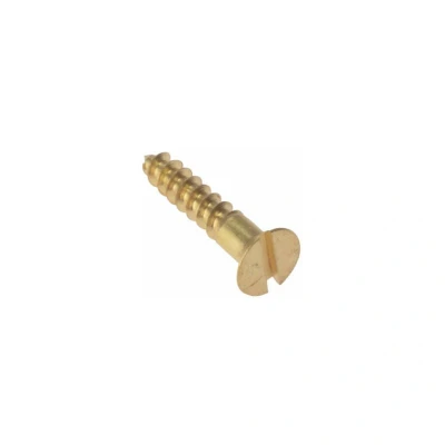 Image of Forgefix CSK346B Solid Brass Slotted Countersunk Wood Screw