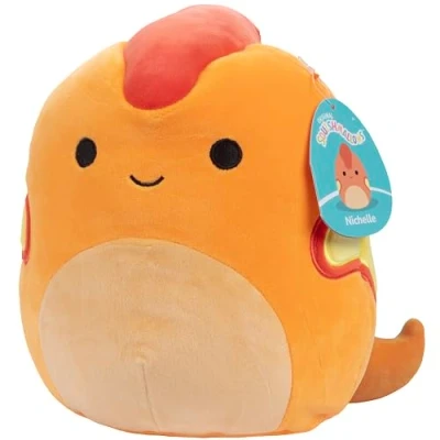 Image of Squishmallows Original 10 Inch Nichelle The Christmas Dinosaur Official Jazwares Plush Collectible Soft &amp; Squishy Stuffed Animal Toy Add to Your Squad Gift for Kids, Girls Boys