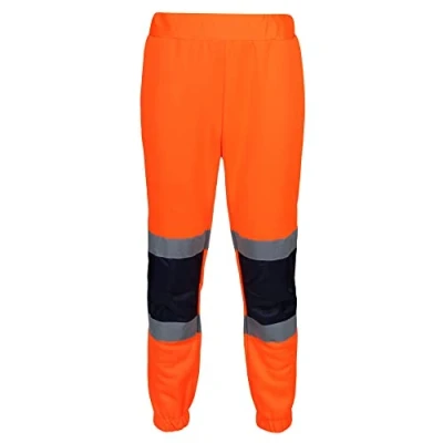 Image of Regatta Mens Hi Vis Bottoms (S) (Orange/Navy)