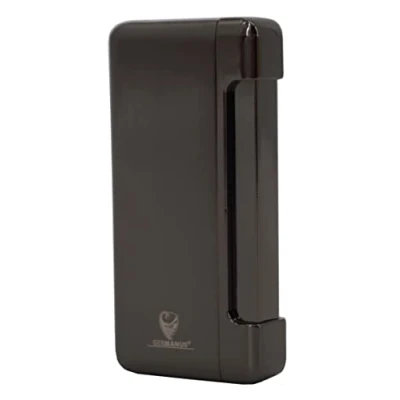 Image of GERMANUS Classic Lighter, Silver, Jetflame, 66g, for candles, trekking, hiking
