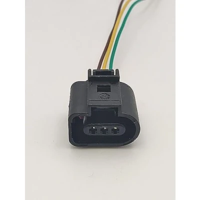 Image of 3 Pin Oil Level Sensor Connector Plug Wiring Socket Repair 3D0973703 for VW Audi