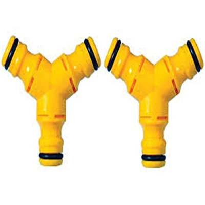Image of 2 X Hozelock 2293 Hose Y Connector