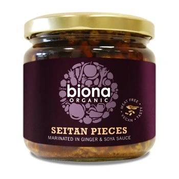 Image of (Pack Of 2 Organic Seitan Pieces Marinated in Soya &amp; Ginger BIONA