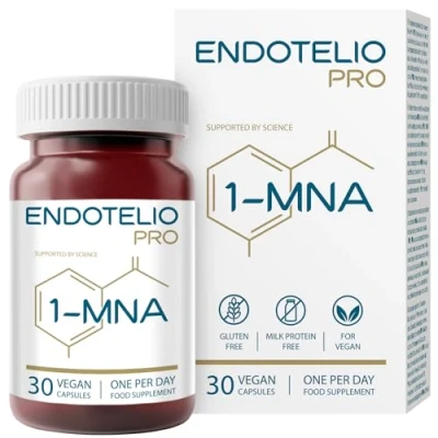 Image of Endotelio 1 MNA PRO, Anti Aging, Optimizing NAD+, Double Dose for Faster Effects, Biohacking Supplement, Support Cellular Health, Scientifically Formulated, 30 Easy Swallow Caps