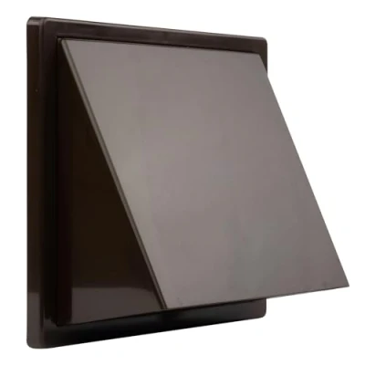 Image of MKK 22852 008 Wetterschutzhaube Lüftungsgitter Weather Protection Cover Ventilation Grille, Brown, VONLIS Ø 120 mm