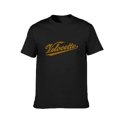 Image of Velocette Motorcycles T Shirt Mens Balck Tees Unisex L