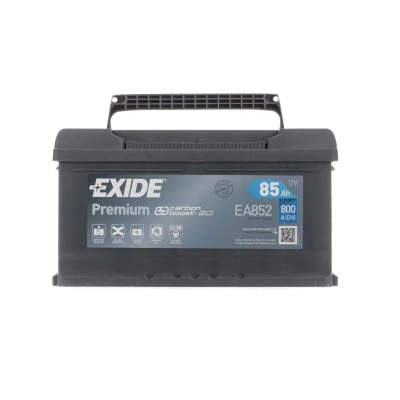 Image of 61212158123, 61212432652 Starter battery EXIDE PREMIUM EA852 12V 85Ah 800A B13 Lead acid BMW: 1 Coupe, 3 Saloon, Convertible