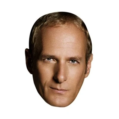 Image of FoxyPrinting Michael Bolton 2 Celebrity Cardboard Party Face Mask Fancy Dress