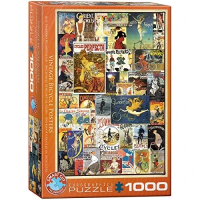 Image of Eurographics 6000 0756 Vintage Bicycle Posters Puzzle, Various, 48 x 68 cm