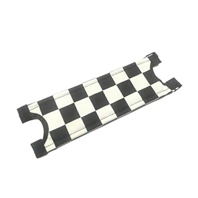 Image of Hard to find bike parts BMX BLACK &amp; WHITE CHEQUERED HANDLEBAR STEM PAD OLD SCHOOL