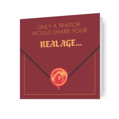 Image of the traitors, generic, birthday card