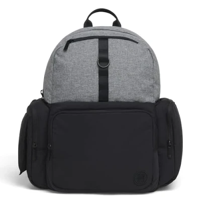 Image of HUGGIES LITTLE HUGS Unisex&#039;s Backpack Diaper Bag, Grey, One Size