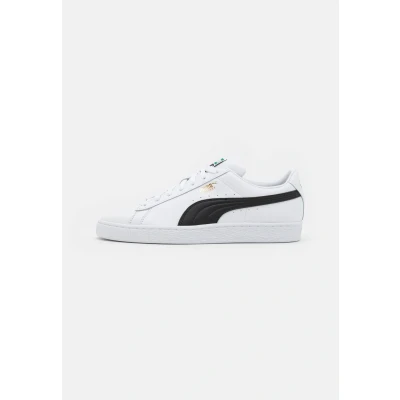 Image of Puma Unisex Basket Classic XXI Trainers White &amp; Black Size UK 3