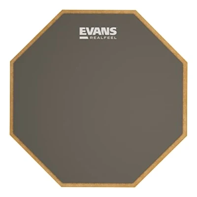 Image of Evans ARF 7GM RealFeel Drum Practice Pad Drummer Gum Rubber, Single Sided, Mountable, 7 inch