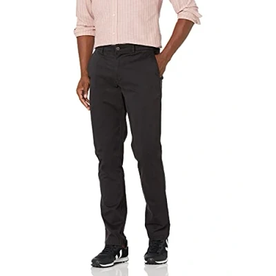 Image of Amazon Essentials Men&#039;s Athletic Fit Washed Comfort Stretch Chino Trouser (Previously Goodthreads), Black, 34W / 34L