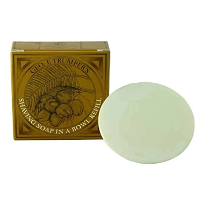 Image of Geo F. Trumper Coconut oil shaving soap refill