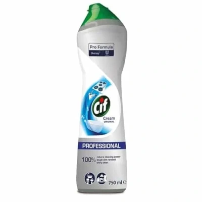 Image of 4 x CIF&quot;Original&quot; scouring milk (removes stubborn dirt) 750 ml