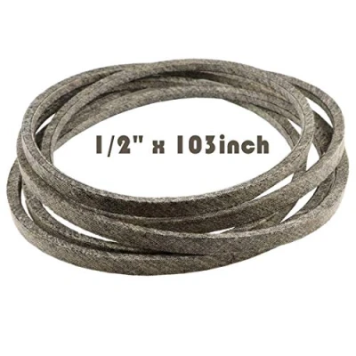 Image of Lawn Mower Tractor Deck Blades Transmission Drive Belt for John Deere GX20072 GY20570, Cub Cadet/MTD/Troy Bilt 754 04219 954 OCC 04219, Craftsman SPM215471655 1/2&quot; x 103&quot; Made with Kevlar