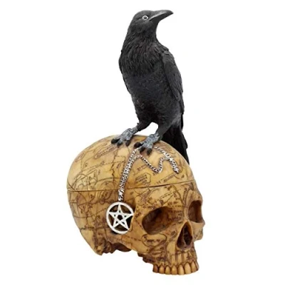 Image of Nemesis Now Salems Familiar Box 27m Black, Resin