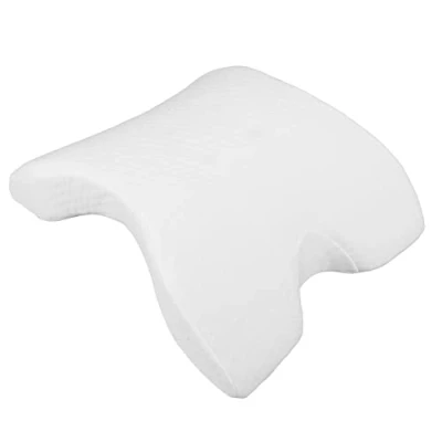 Image of Memory Foam Pillow with Arm Hole, Anti Hand Numb Ergonomic for Desk Nap Sleeping, Cuddle Pillow, Office Rest Couples Sleeping Cuddling, Side Sleepers