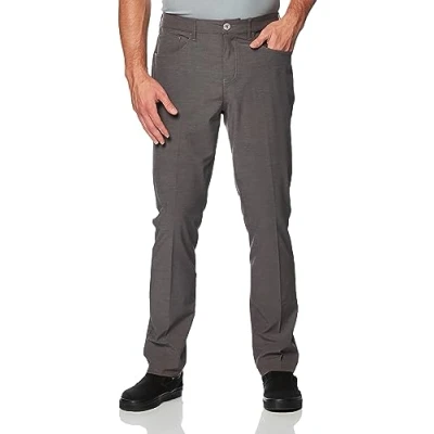 Image of Callaway Men&#039;s Everplay 5 Pocket Golf Pant (Waist Size 30 56 Big &amp; Tall) Dark Grey Heather