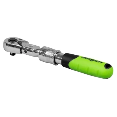 Image of Siegen Extendable Flexi Head Ratchet Wrench 1/4in Square Drive