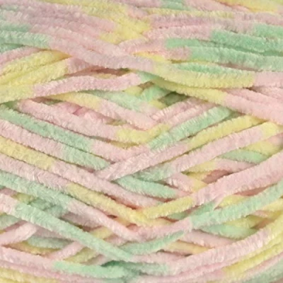 Image of James C Brett Flutterby Chunky Knitting Wool (B38 Green/Pink/Yellow)