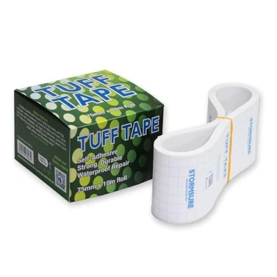 Image of Stormsure TUFF Tape Repair 10m Roll Tent, Awning, Groundsheet, Line, Shell, Outdoor Equipment Waterproof, Self Adhesive, Durable